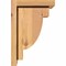 Ekena Millwork Alpine Smooth Corbel w/Backplate, Western Red Cedar, 7 1/2"W x 8"D x 12"H COR08X08X12ALP01SWR - alternate 4